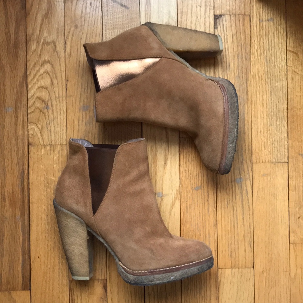 Suede ankle boots by Belle by Sigerson Morrison